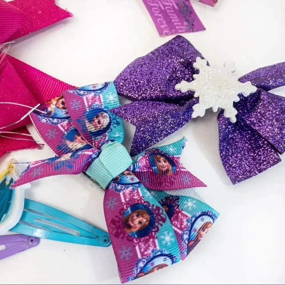 Disney Frozen Princess Barrettes Bundle